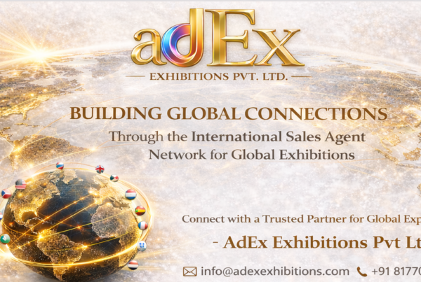 International sales agent network for exhibitions